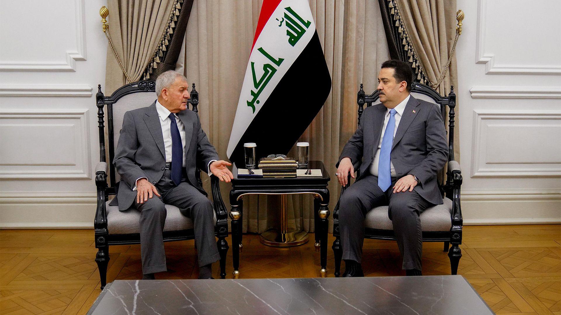 سەرۆک کۆمار و سەرۆک وەزیرانی عیراق رەوشی ناوچەکەیان تاوتوێ کرد