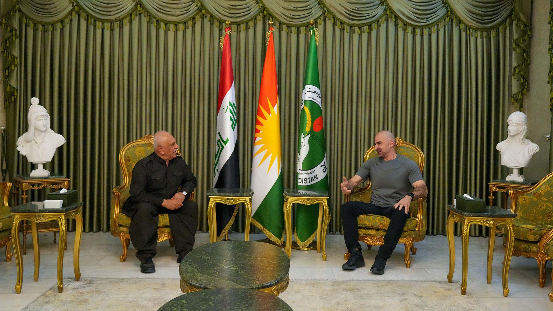 بافڵ جەلال تاڵەبانی پێشوازی لە شێخ جەعفەر کرد