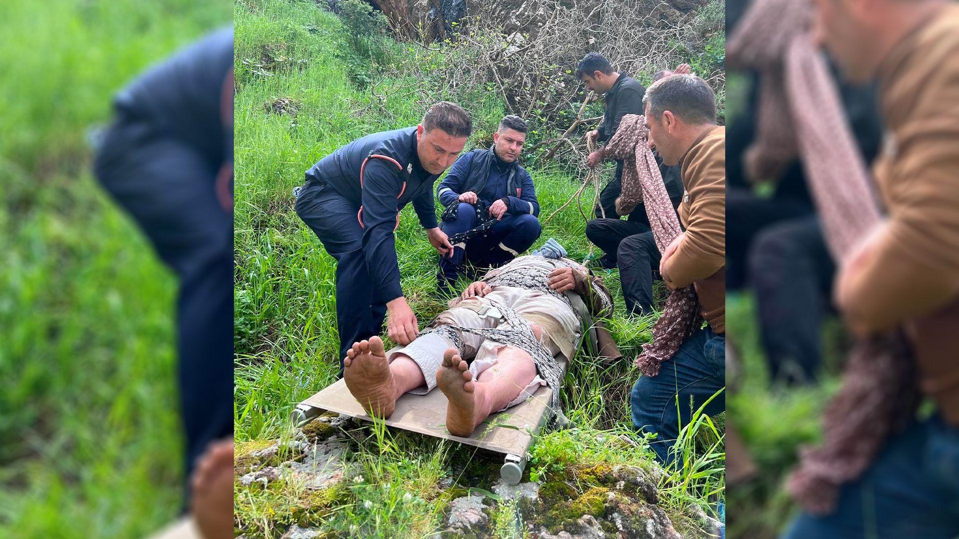 هاووڵاتیەک لە شاخی کێوەڕەش هەڵدێرا و قاچی شکا