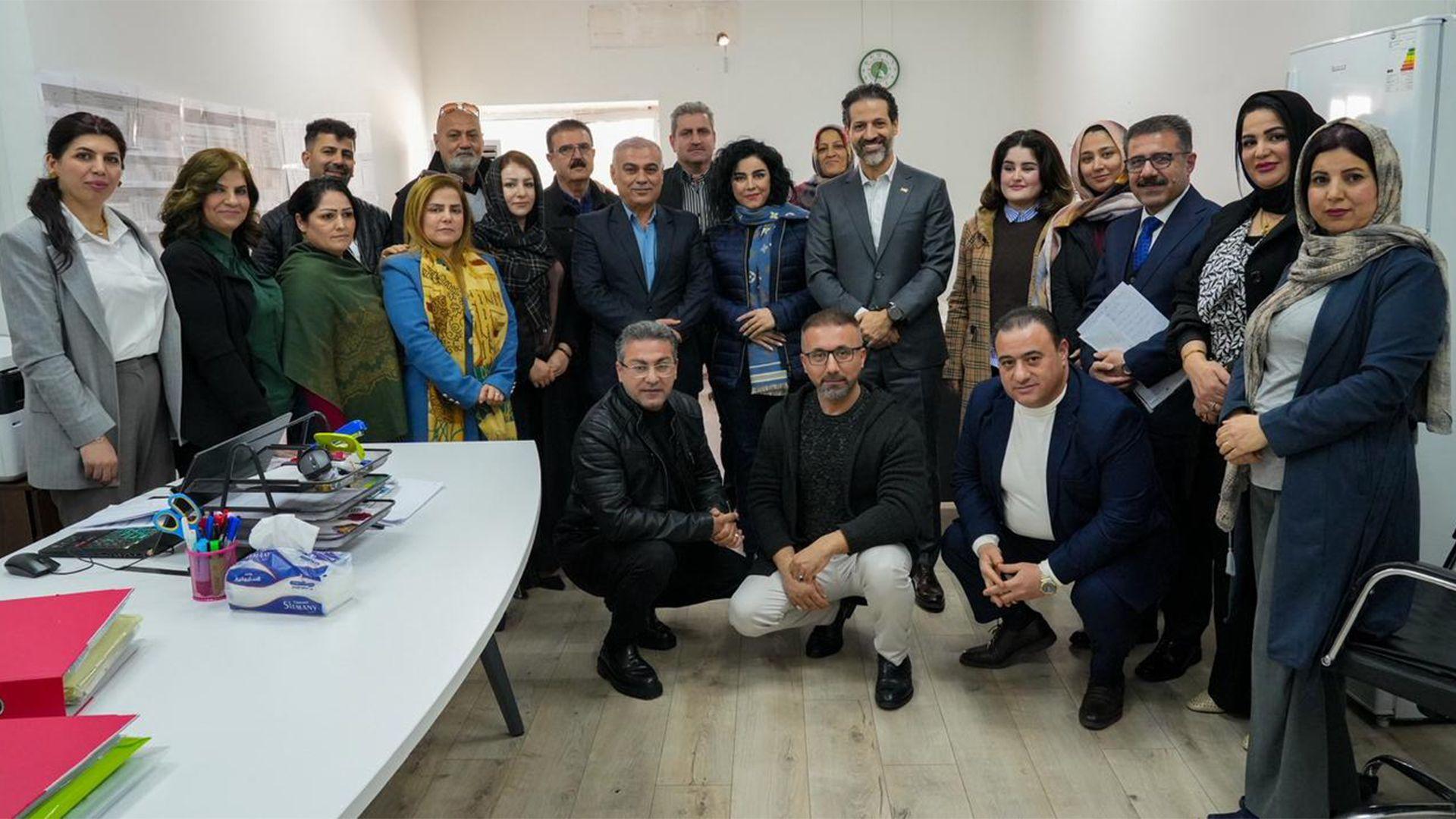 قوباد تاڵەبانی سەردانی بەڕێوەبەرایەتیی گشتیی کشتوکاڵی سلێمانی کرد