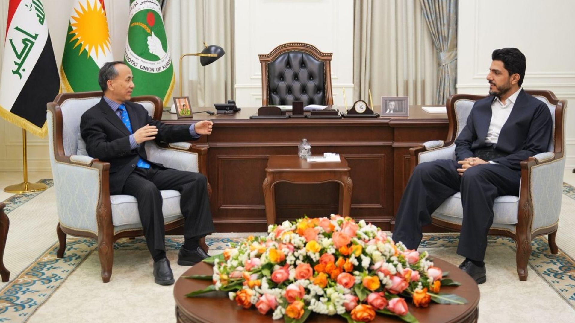 دەرباز کۆسرەت رەسوڵ و کونسوڵی چین لە هەرێم کۆبوونەوە