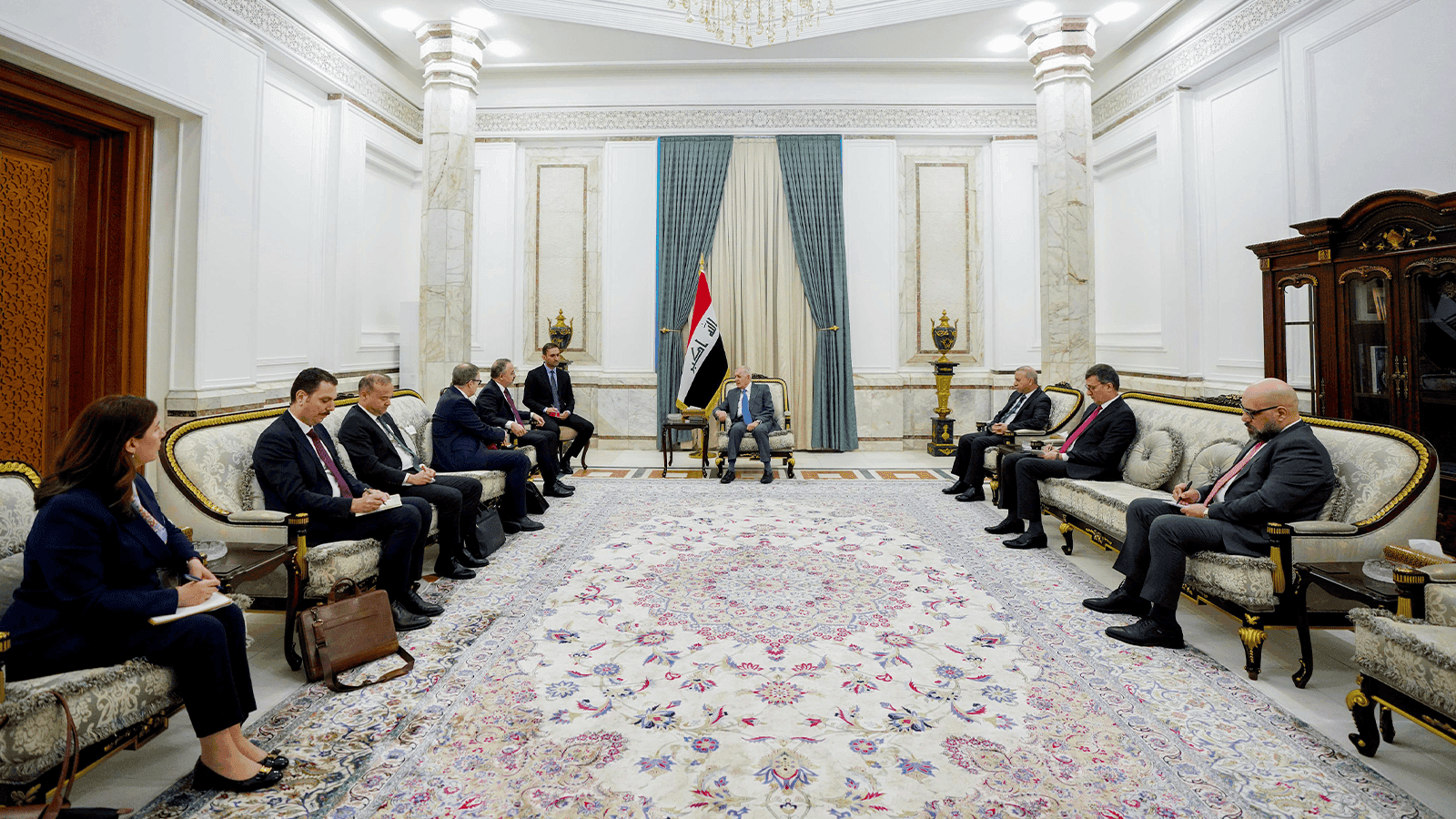 سەرۆک کۆماری عیراق پێشوازی لەجێگری وەزیری دەرەوەی تورکیا کرد