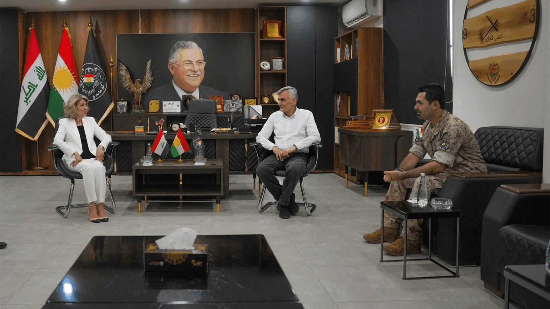 سەردانە مەیدانییەکانی خاتوو شاناز ئیبراهیم ئەحمەد بۆ لای لێپرسراو و فەرماندە ئەمنییەکان بەردەوامە