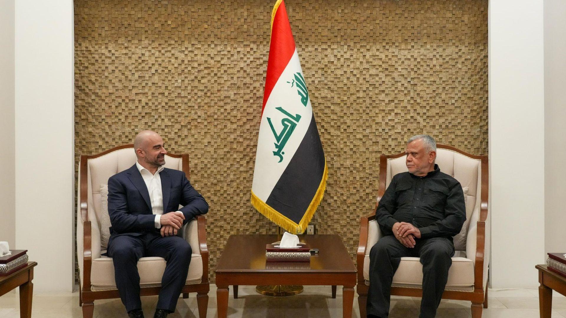 بەغداد؛ سەرۆکی یەکێتیی نیشتمانیی کوردستان و سەرۆکی هاوپەیمانیی فەتح کۆبوونەوە