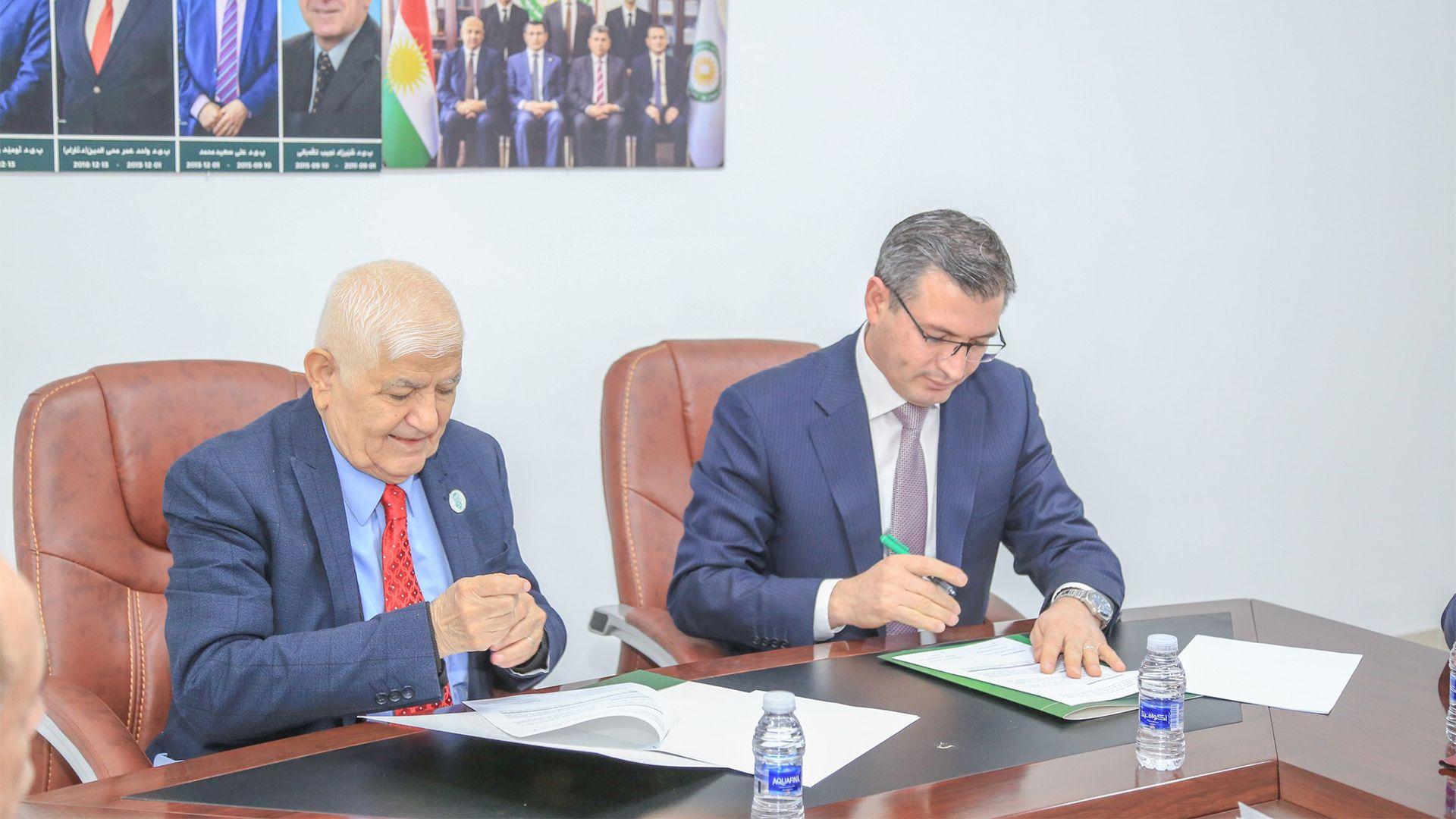 دامەزراوەی سەرۆک جەلال تاڵەبانی و زانکۆی جیهان لێکتێگەیشتنێکیان ئیمزاکرد