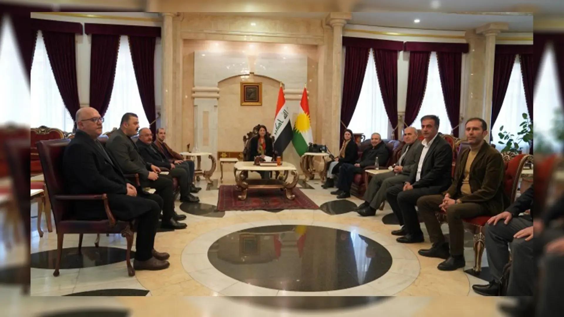 وەفدەکەی ئیمڕاڵی لەگەڵ سەرۆکی یەکێتی کۆدەبێتەوە