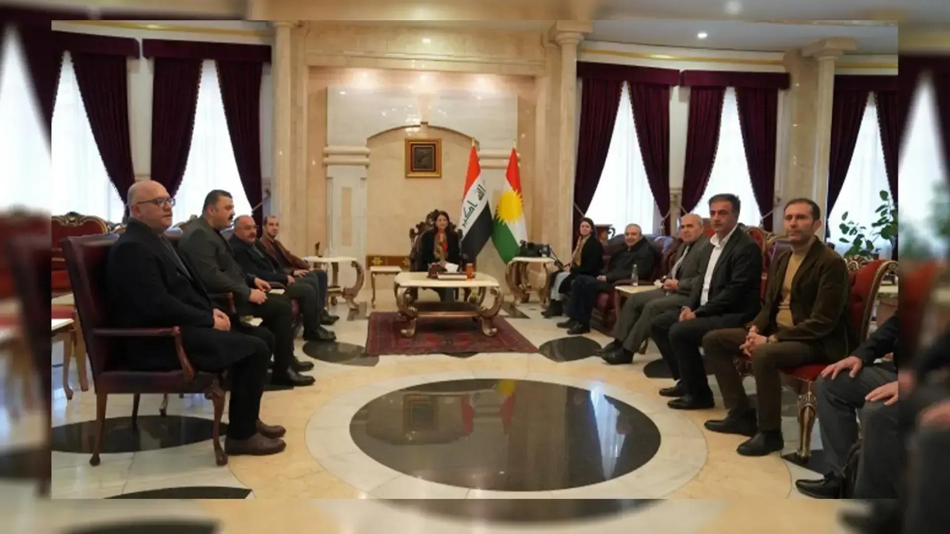 وفد إمرالي يلتقي زعيم الاتحاد الوطني الكوردستاني