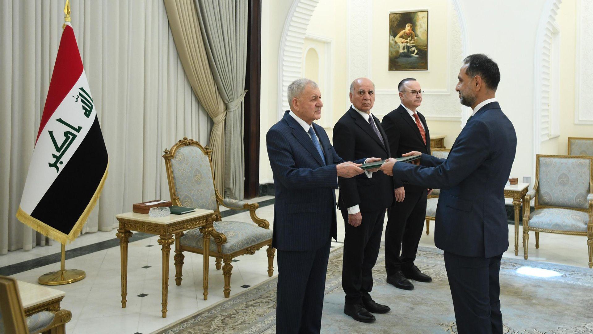 سەرۆک کۆمار کارنامەی باڵیۆزی نوێی بریتانیای وەرگرت