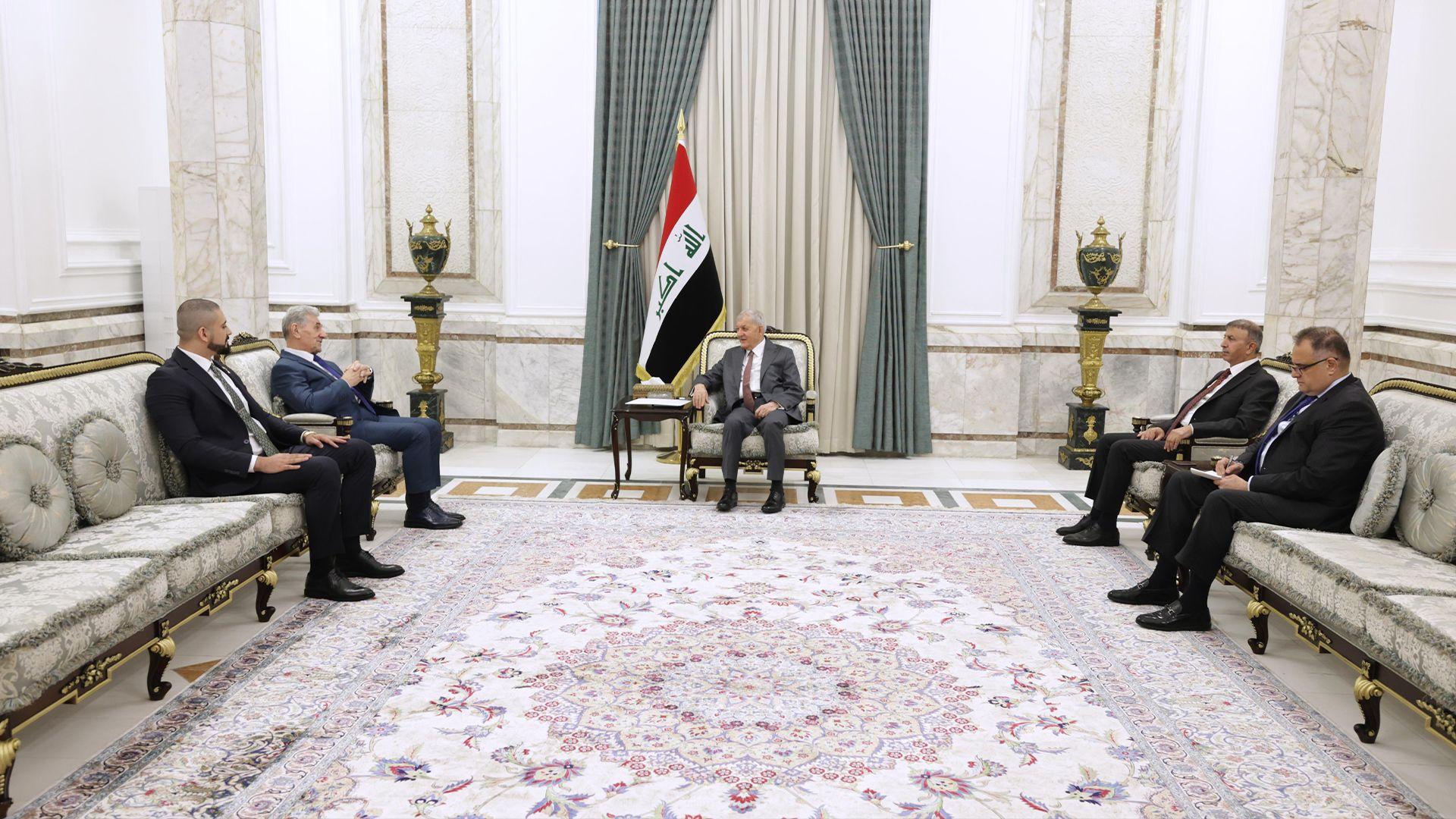 سەرۆک کۆماری عیراق بانگهێشتی کۆنفرانس و پێشانگەی نێودەوڵەتی EXPO2027 کرا