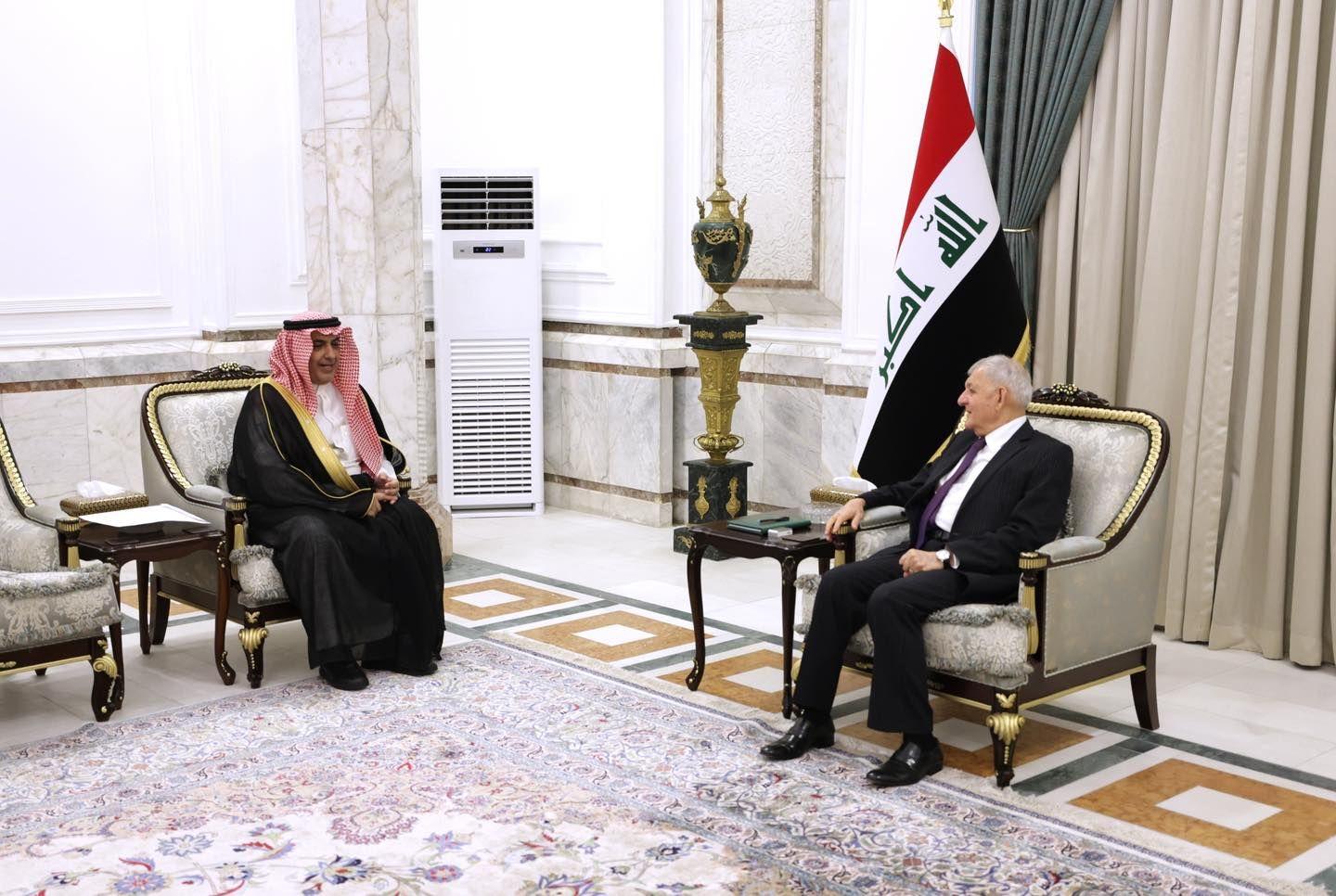 رئيس الجمهورية يستقبل السفير السعودي