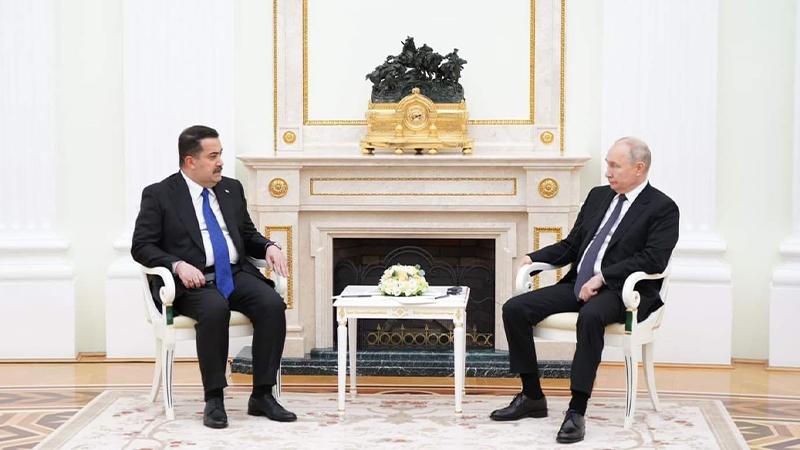 سەرۆکوەزیرانی عێراق و سەرۆکی روسیا لە مۆسکۆ کۆبوونەوە