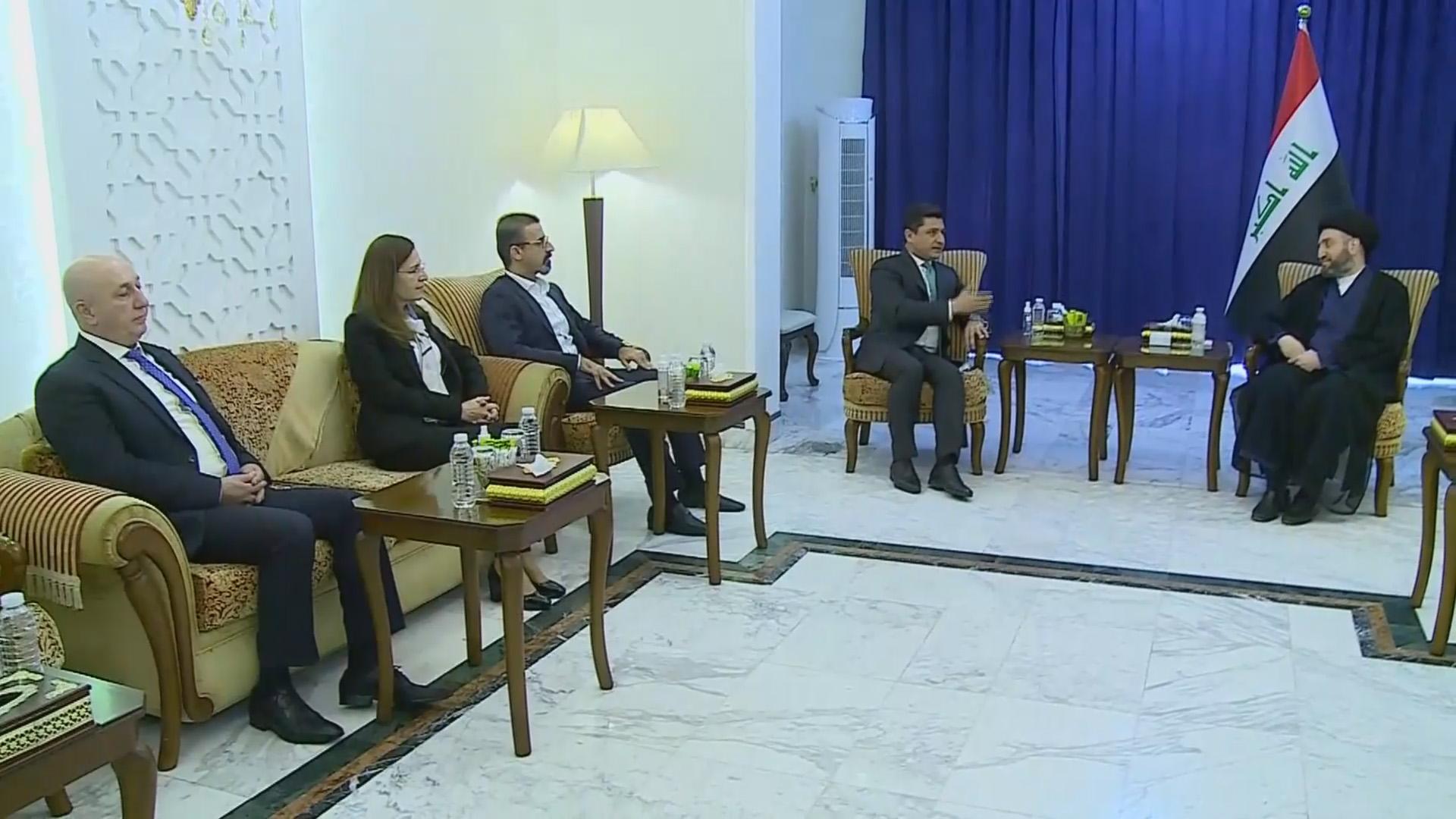 وەفدێكی یەكێتی لەگەڵ "عەمار حەكیم" لە بەغداد كۆبوونەوە