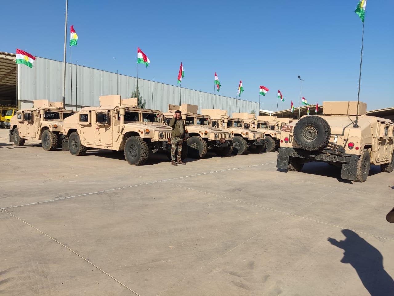 هاوپەیمانان هاوكاری سەربازیی پێشكەش بە وەزارەتی پێشمەرگە دەكەن