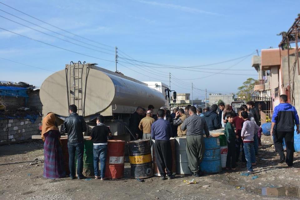 People boycott Sulaimani fuel distribution because of its high prices  