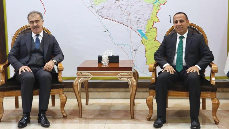 سەرۆکی دەستەی ناوچە کوردستانییەکان لەگەڵ سەفین دزەیی کۆبووەوە