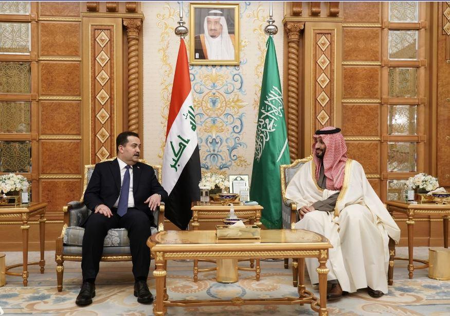 سەرۆک وەزیرانی عێراق و جێنشینی سعودیە کۆبوونەوە