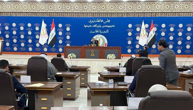 ئەنجومەنی پارێزگای نەینەوا جێگری یەکەم و دووەمی پارێزگاری ھەڵبژارد