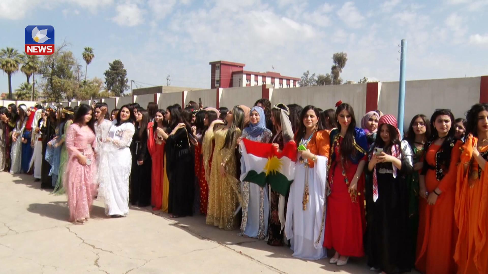 ڕۆژی پۆشینی جلی کوردی لە ناوچە جێناکۆکەکان بەڕێوەچوو