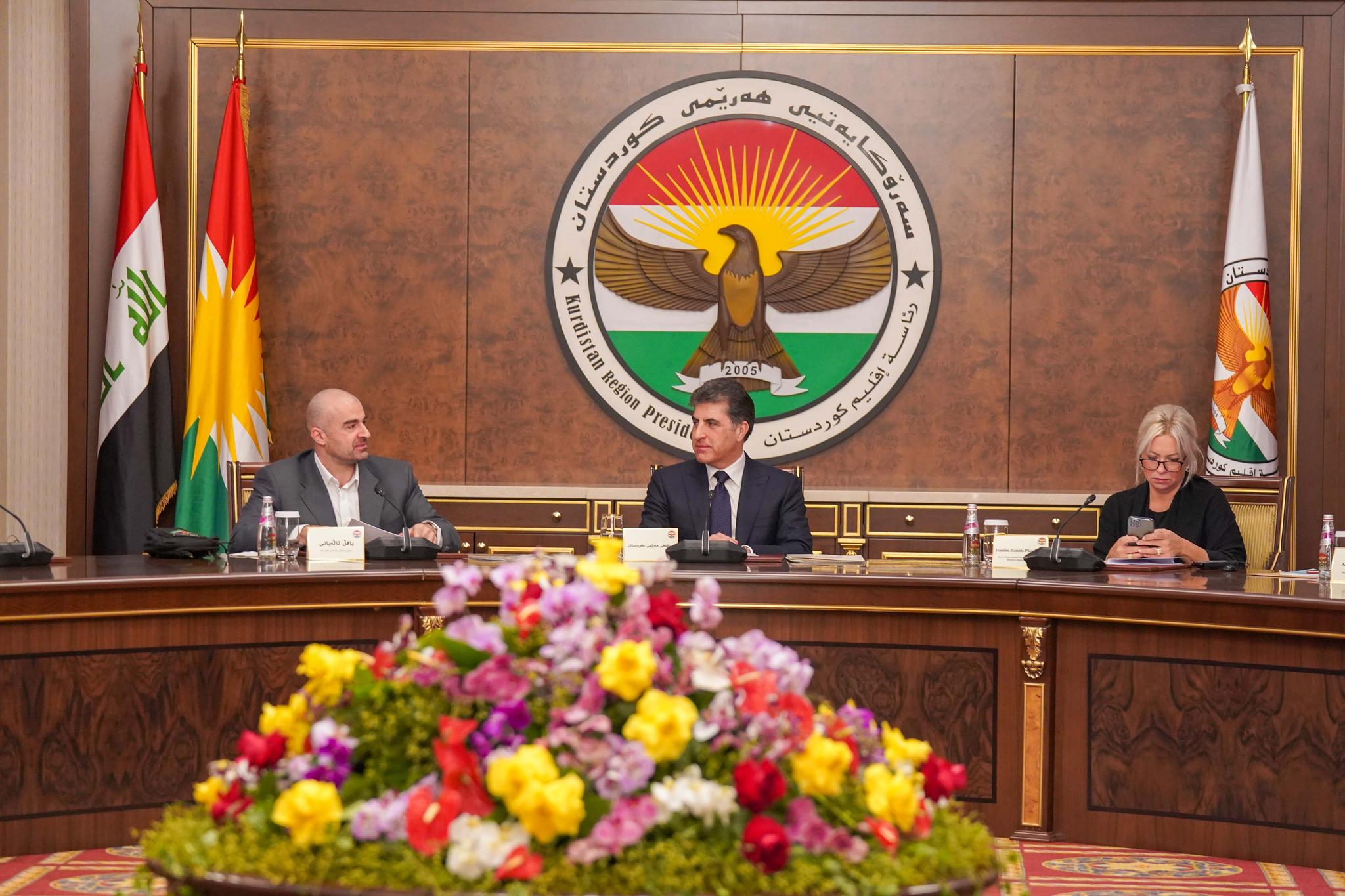 سەرکردەی لایەنە سیاسییەکان لە سەرۆکایەتیی ھەرێم لە کۆبوونەوەدان