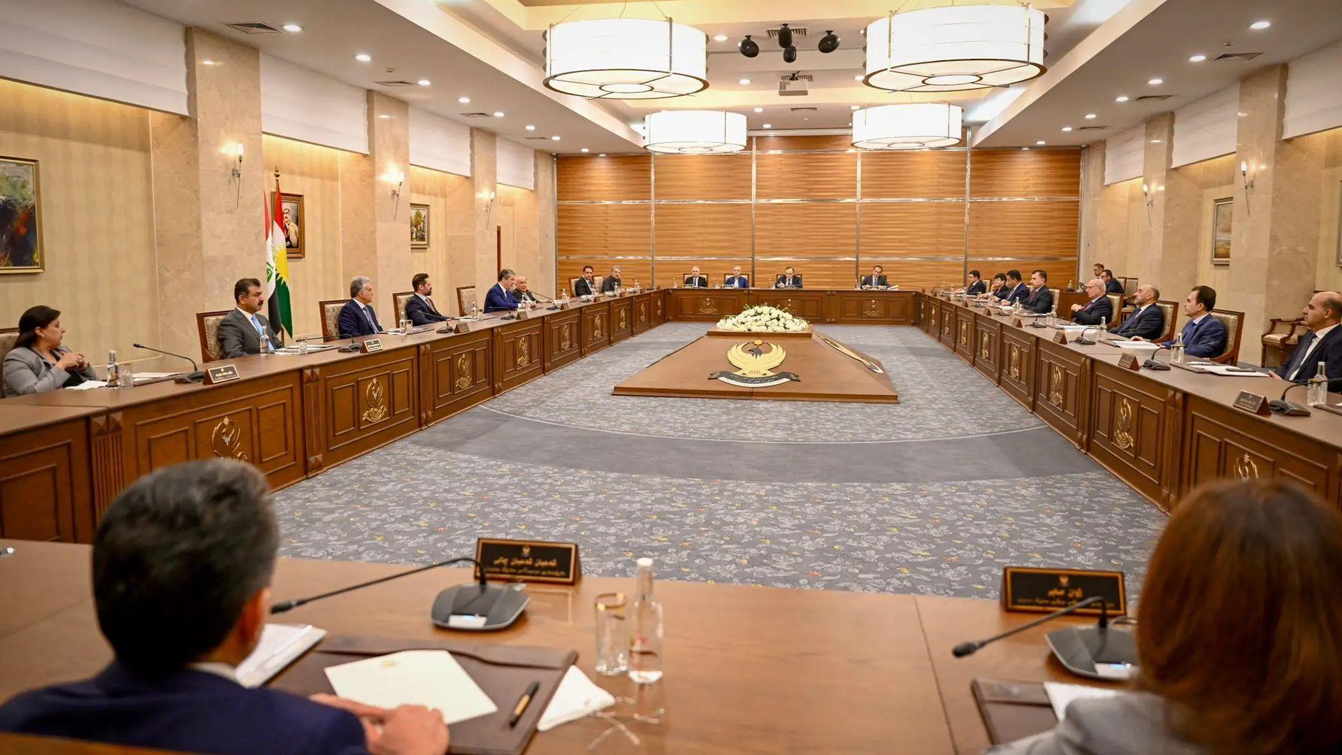 ئەمڕۆ ئەنجومەنی وەزیرانی هەرێم کۆدەبێتەوە