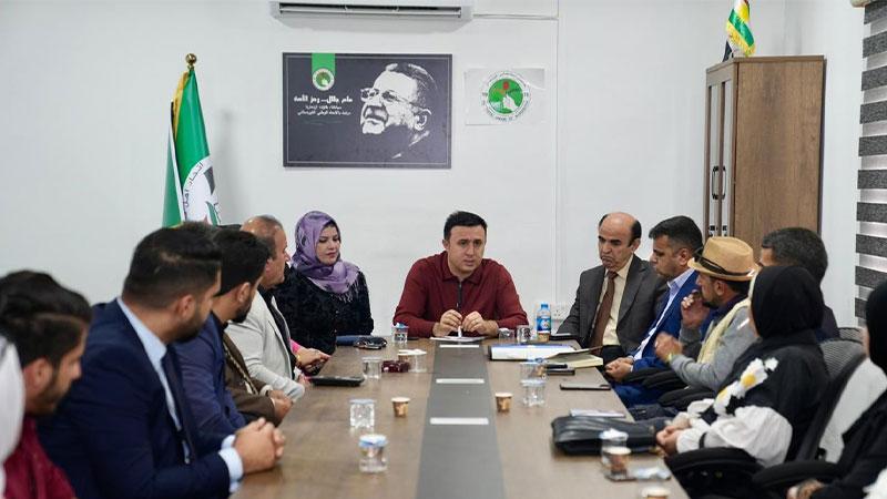 ئاراس محەمەد ئاغا: ھاوپەیمانیی یەکێتی خەڵکی نەینەوا پشتیوانی تەواوی پێکھاتەکانی نەینەوا دەکات 