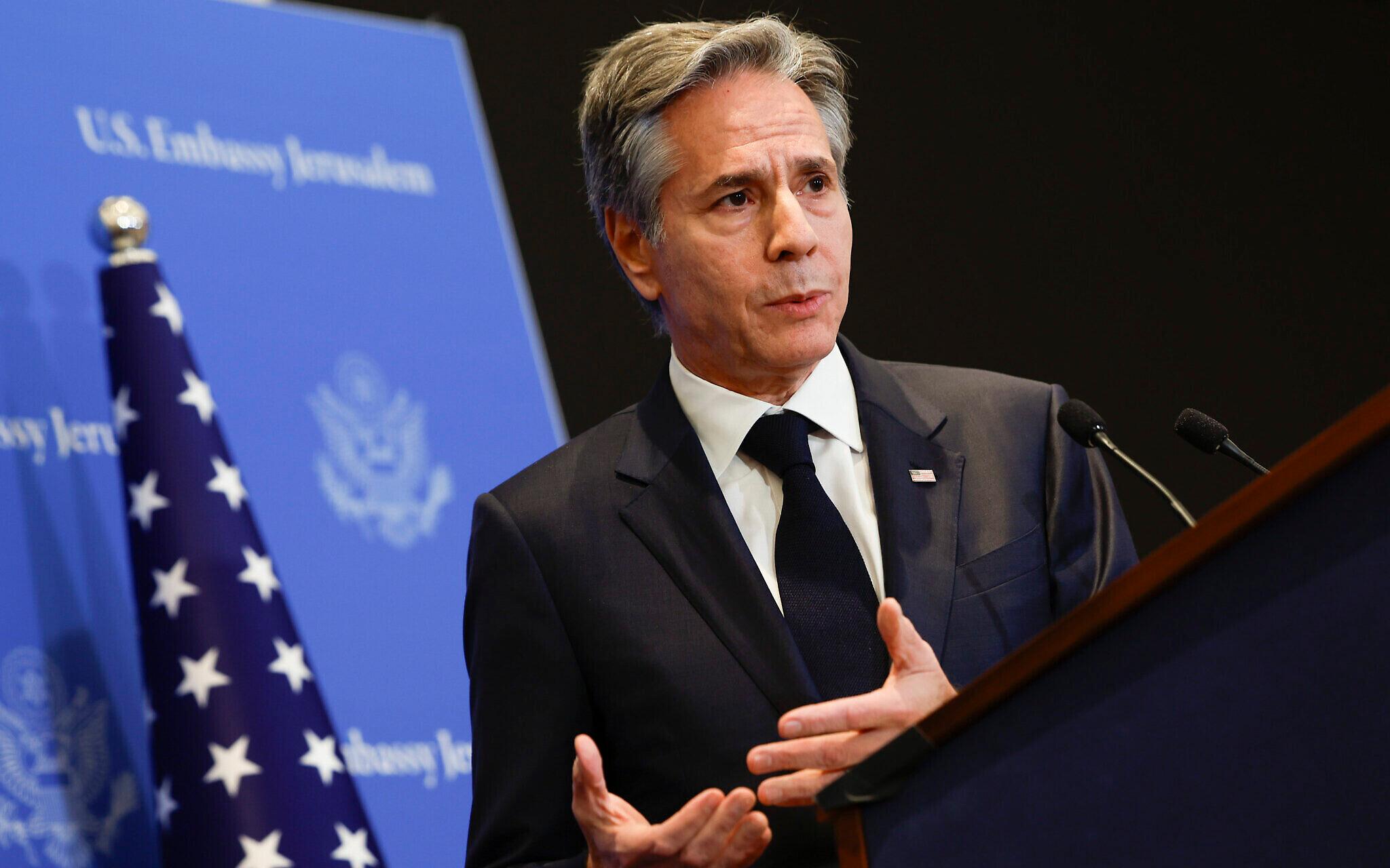 بلینكن: دامەزراندنی دەوڵەتی فەڵەستین هەنگاوێكە بۆ پەراوێزخستنی ئێران