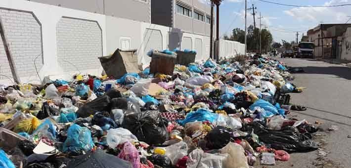 کارمەندانی کۆمپانیایەکی تایبەت بەپاکردنەوەی کەرکوک مانگرتنیان راگەیاند