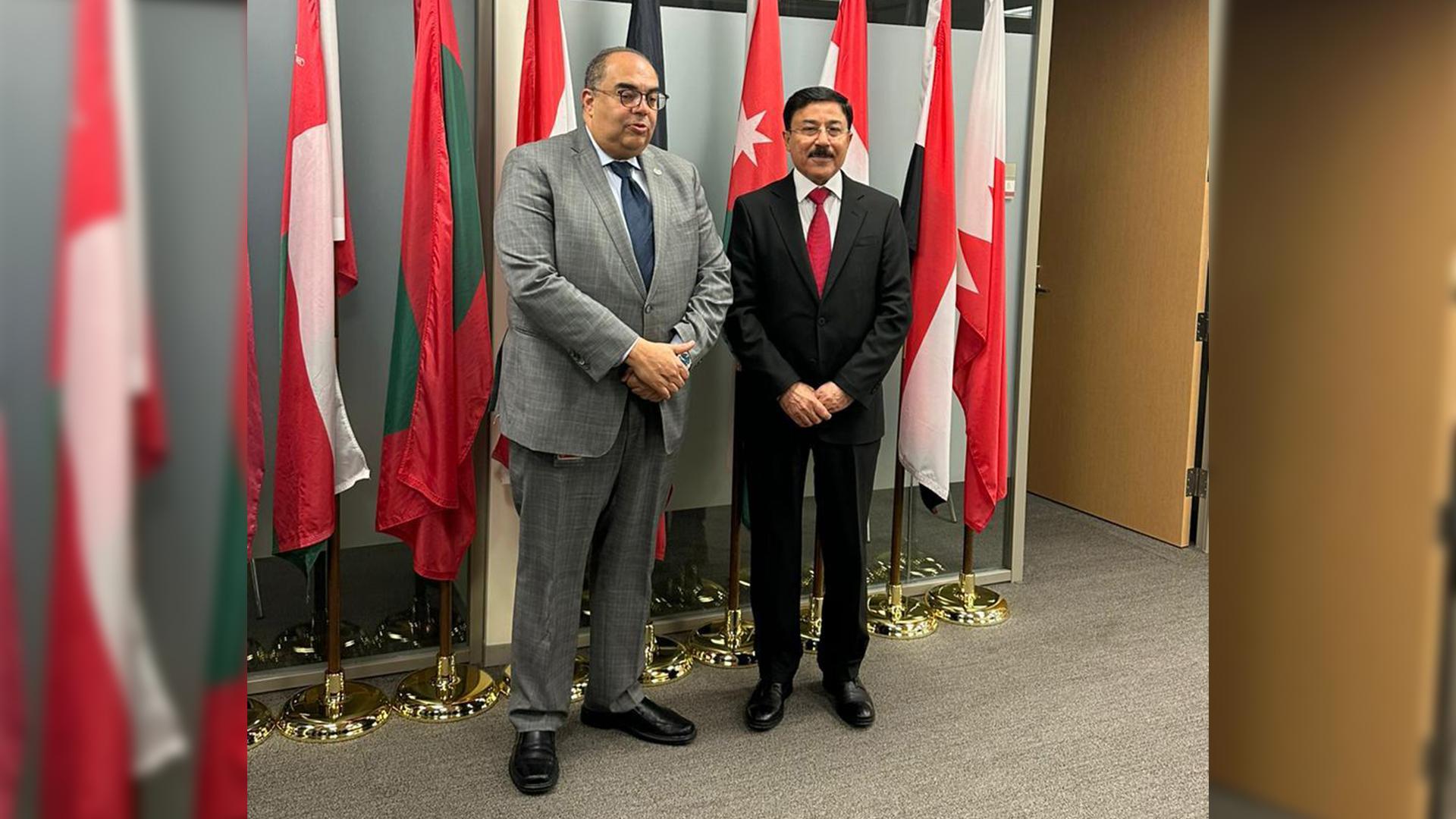 پارێزگاری بانکی ناوەندی عێراق و بەڕێوەبەری جێبەجێکاری سندوقی نەختی نێودەوڵەتی کۆبوونەوە