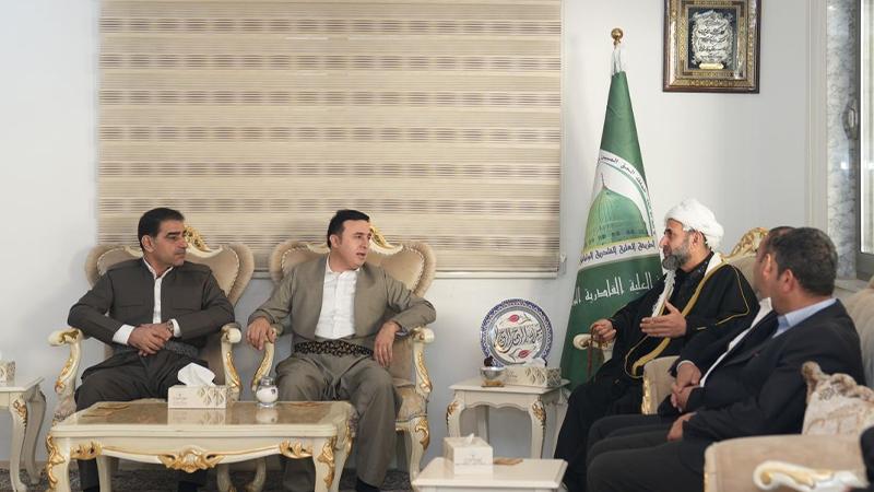 ئاراس محەمەد ئاغا ھەردوو تەکیەی شێخ ئیسماعیل ولیانی و شێخ عەبدالعزیز گەیلانی بەسەر دەکاتەوە 