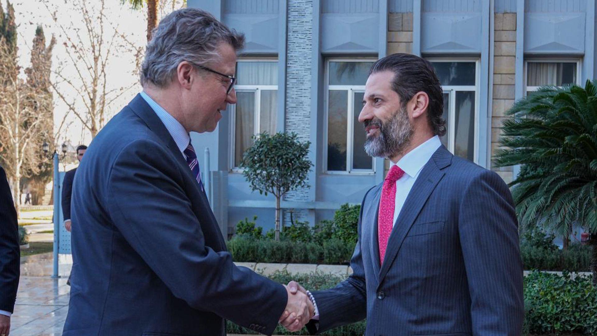 قوباد تاڵەبانی لەگەڵ بریکاری وەزارەتی دەرەوەی ئەڵمانیا کۆبووەوە