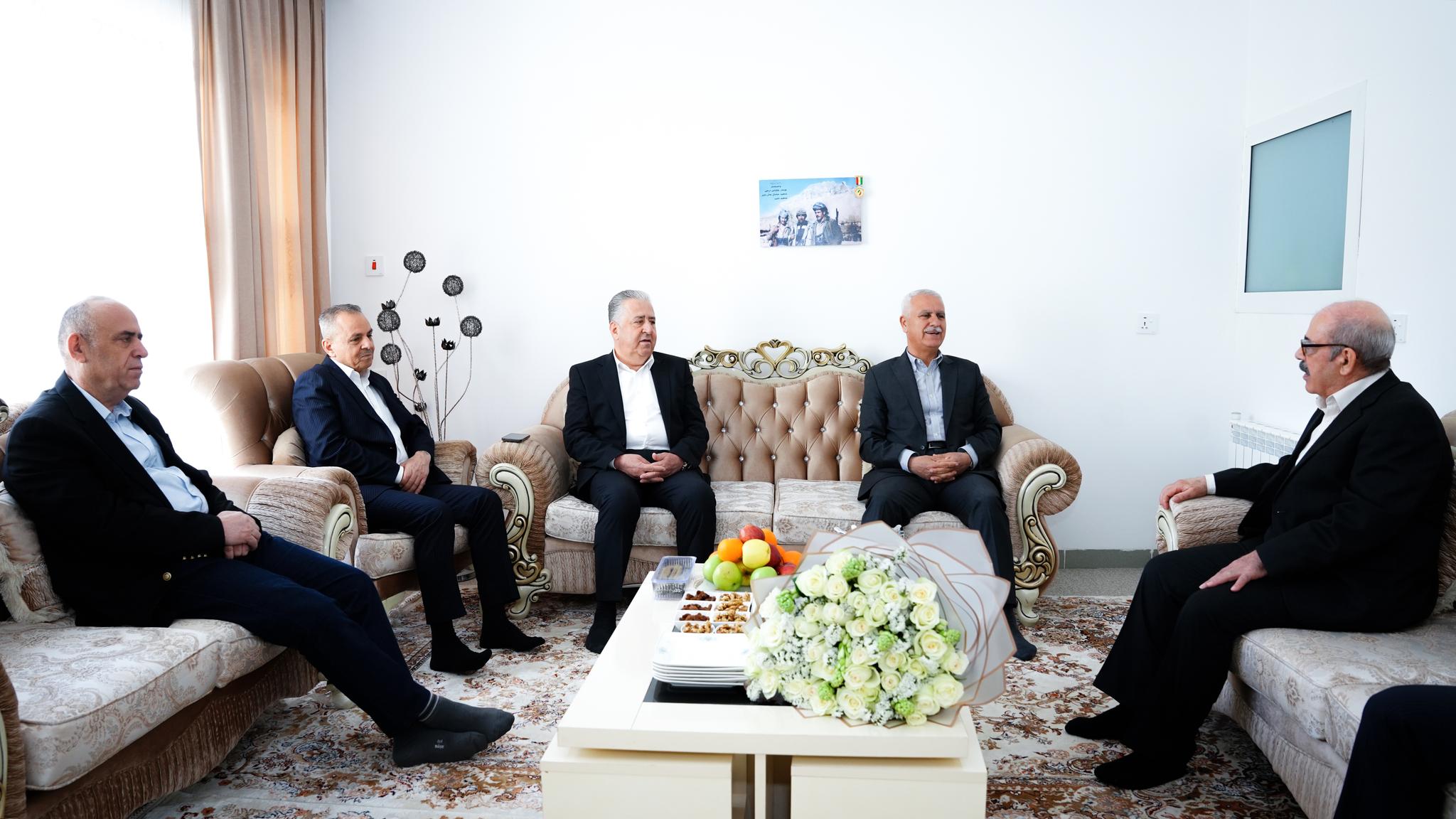 مەکتەبی سکرتارییەتی سەرۆک مام جەلال پێشمەرگەی دێرین عومەر عوسمانیان بەسەرکردەوە