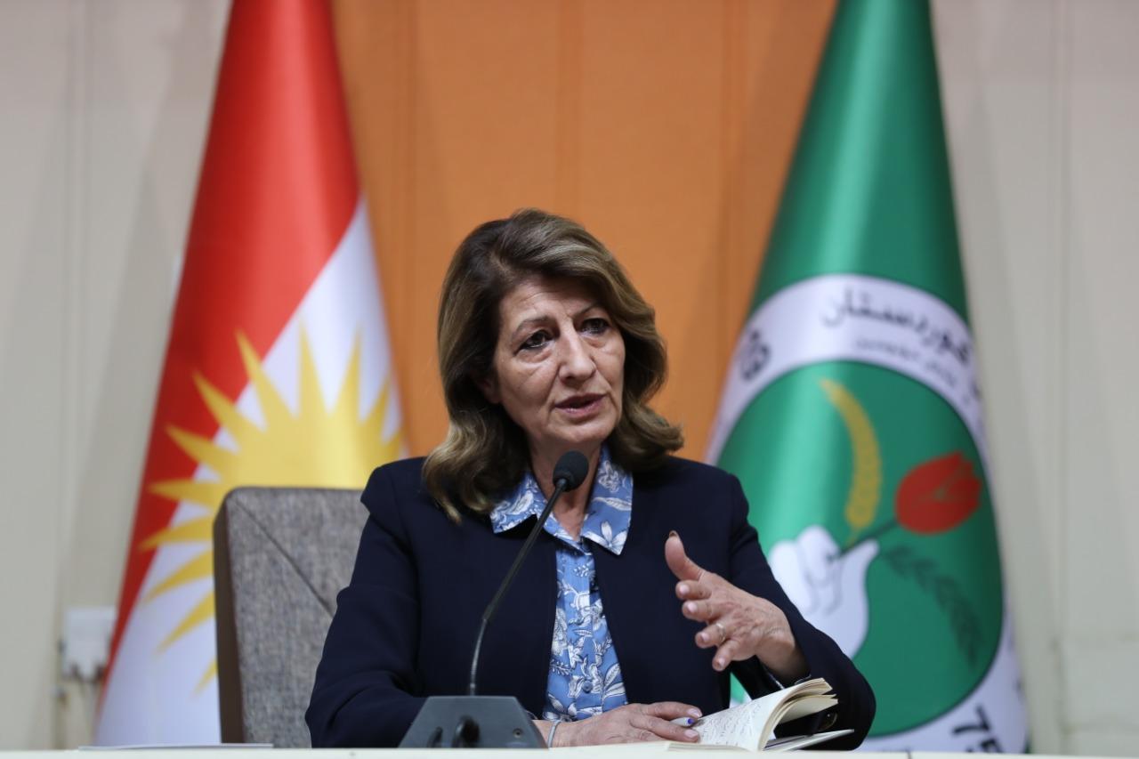 شاناز ئیبراھیم ئەحمەد گرنگی دیداری یەکێتی دووپاتدەکاتەوە 