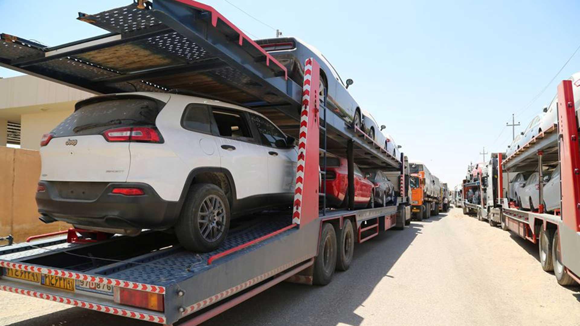 وەزارەتی بازرگانی: لە پێنج مانگدا ٤٨ ھەزار ئۆتۆمبێل ھاوردەی ھەرێم کراوە