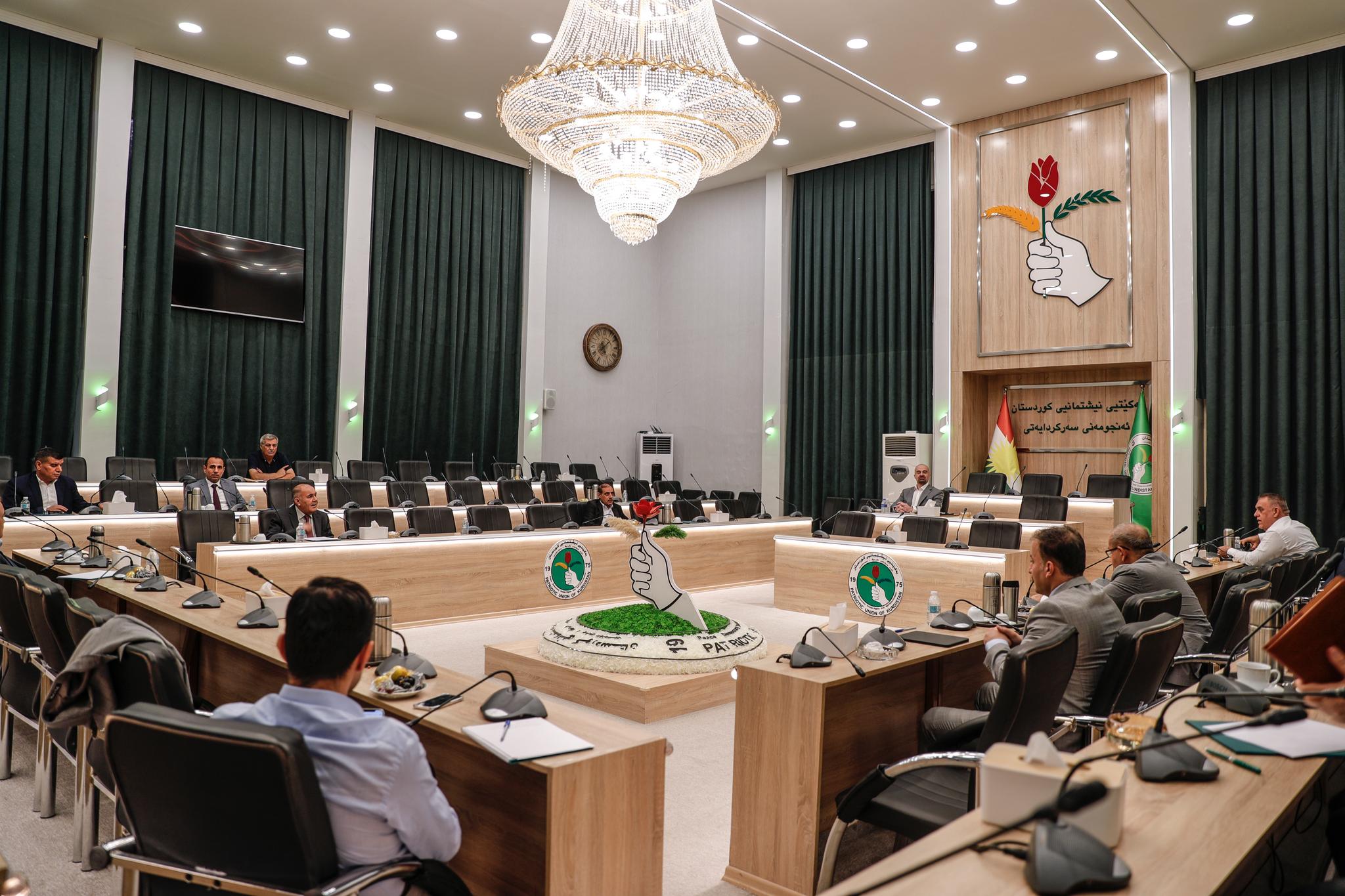 مەکتەبی سیاسی یەکێتیی چاکسازی حزبی و حکومی تاوتوێ کرد 