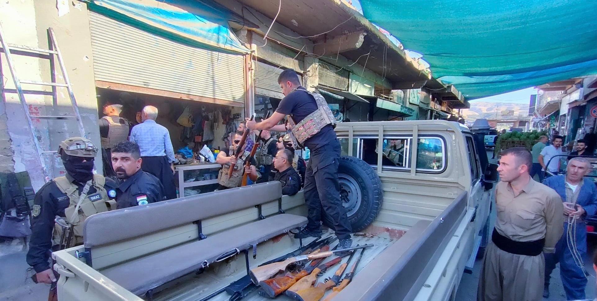 وەزارەتی ناوخۆ دوا وادەی بۆ ڕادەستکردنی چەکی بێ موڵەت ئاشکرا کرد