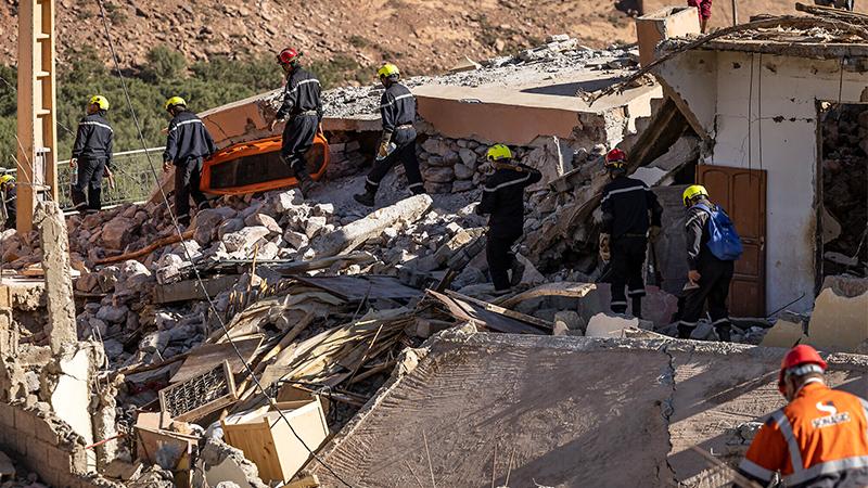 ئاماری گیانلەدەستدان بە بوومەلەرزەکەی مەغریب بەرزبووەوە