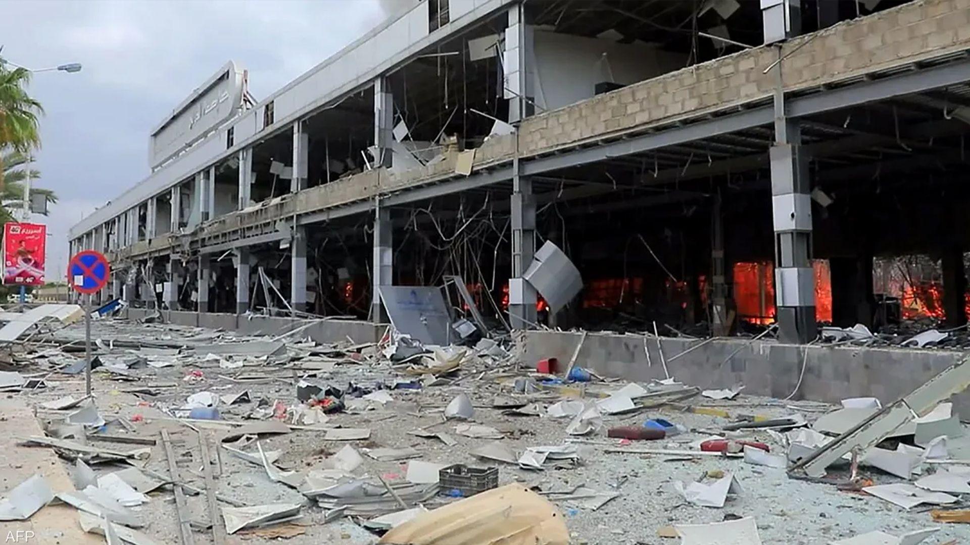 قەبارەی ئەو زیانانەی بەهۆی بۆردومانی ئیسرائیلەوە بەر فڕۆکەخانەی سەنعای یەمەن کەوتووە راگەیەنرا