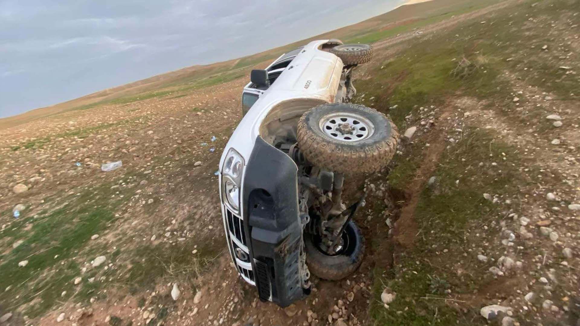 وێنە.. لە رووداوێکی هاتوچۆدا لە گەرمیان کەسێک گیانیلەدەستدا