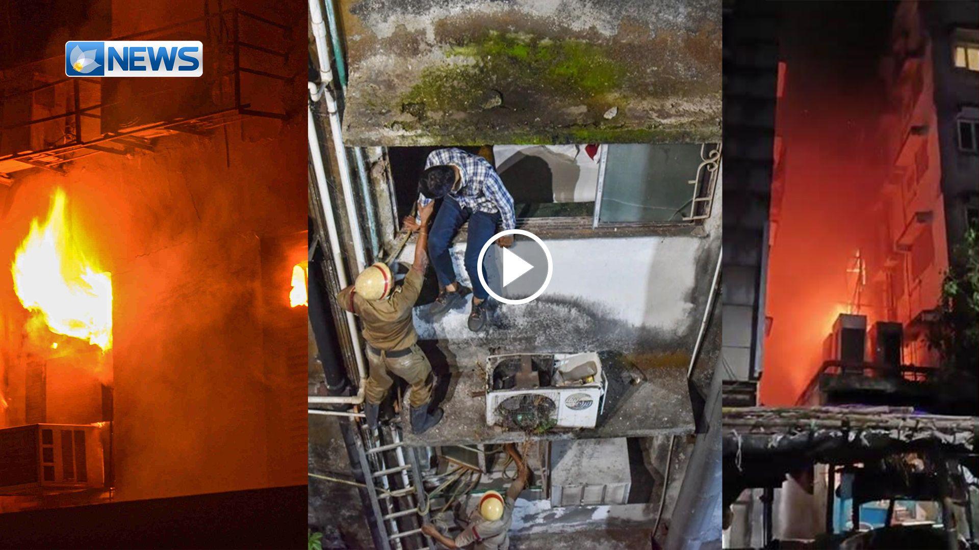 بەهۆی کەوتنەوەی ئاگر لە هۆتێلێکدا 14 کەس لە هیندستان گیانیان لەدەستدا