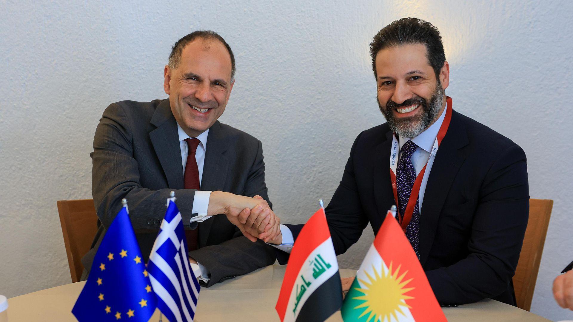 قوباد تاڵەبانی بۆ وەزیری دەرەوەی یۆنان: پێویستە وڵاتان هاوکاریی هەرێم بکەن بۆ رێگری لە کۆچی نایاسایی