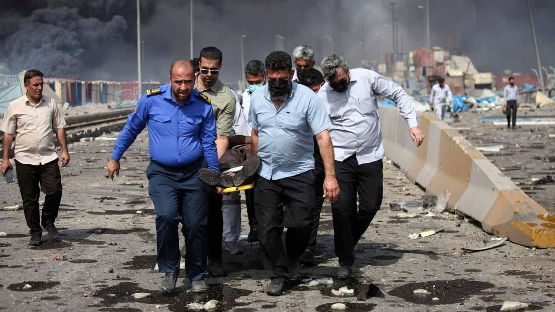 ژمارەی گیانلەدەستدان و بریندارانی تەقینەوەکەی بەندەر عەباس بەرزبووەوە