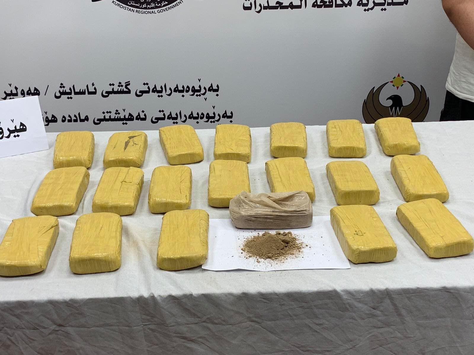 لە سۆران کەسێک بە ١٠ کیلۆ ماددەی ھۆشبەر دەستگیرکرا 