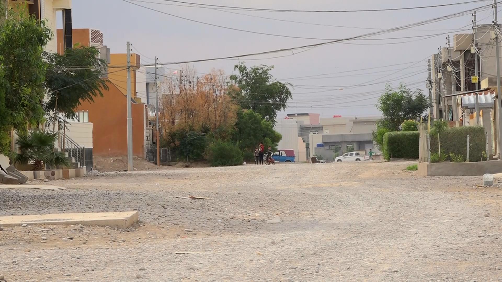 بەشێك لە گەڕەكەكانی كفری دەیان ساڵە قیرتاو نەكراون