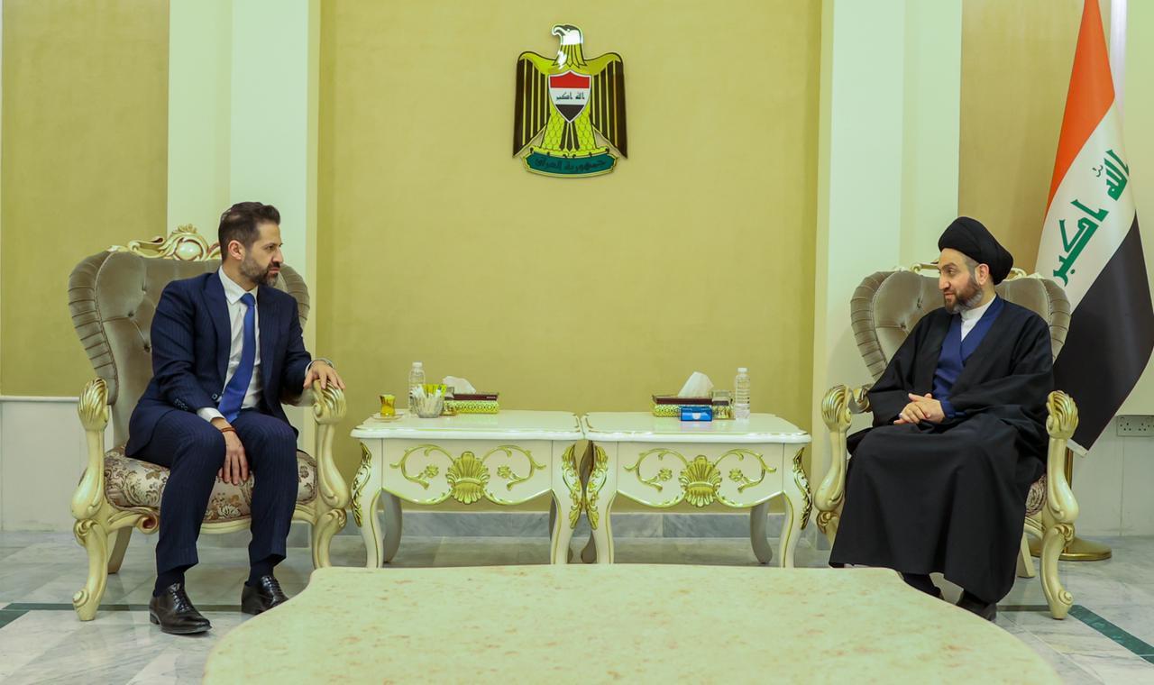 قوباد تاڵەبانی و عەممار حەکیم کۆبوونەوە