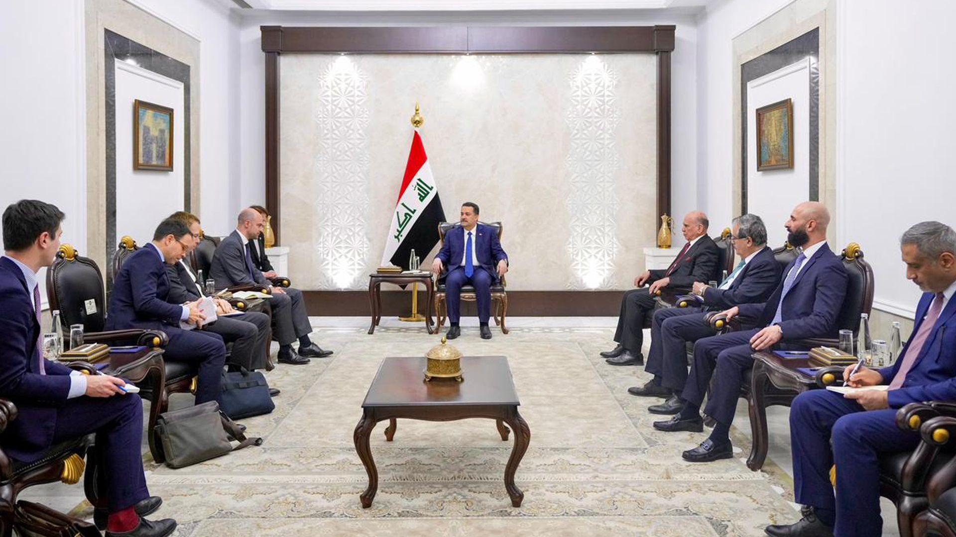 سەرۆک وەزیرانی عیراق و وەزیری دەرەوەی فەرەنسا کۆبونەوە