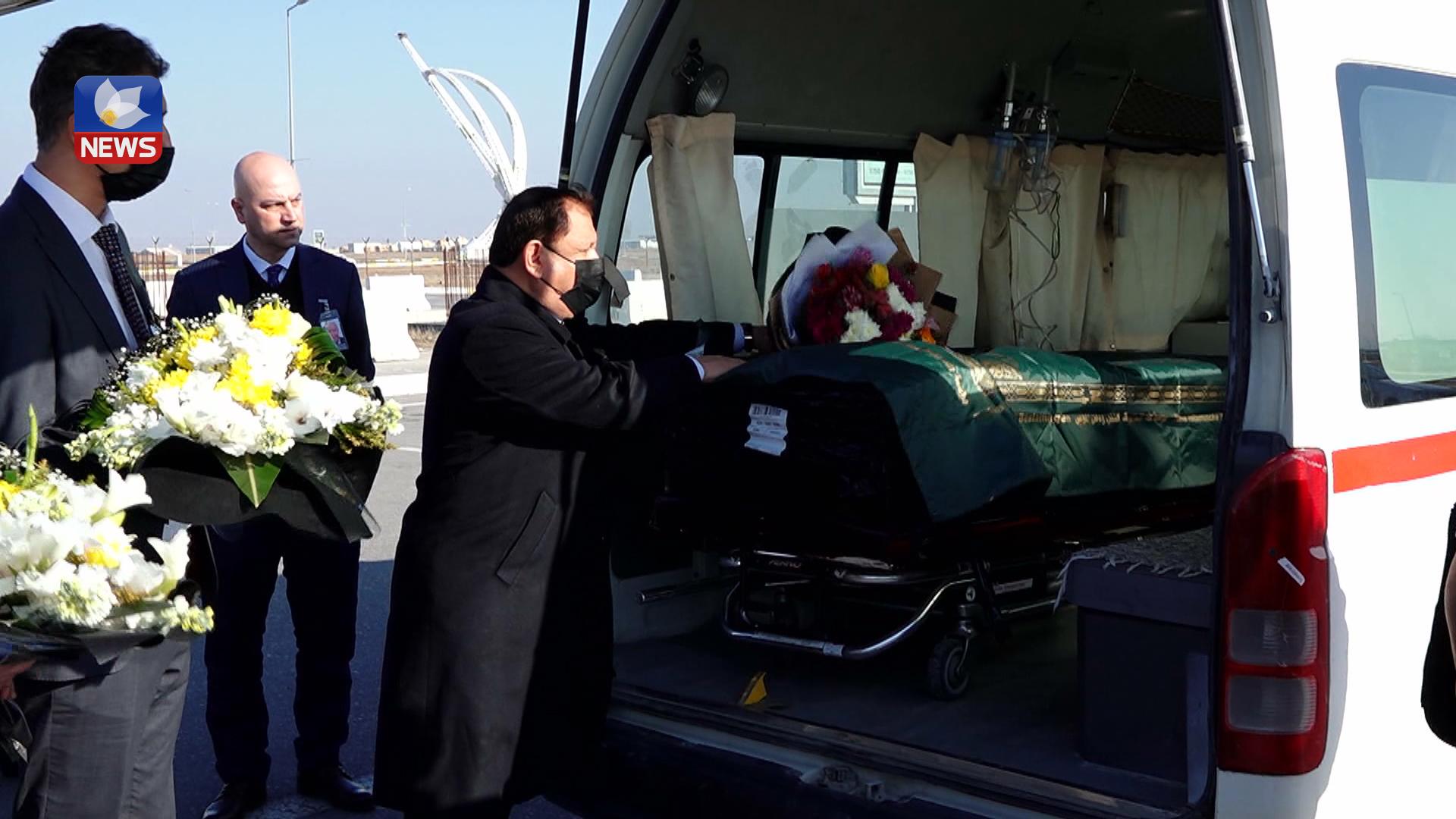 تەرمی پرۆفیسۆر د.یەحیا حەمید گەیشتەوە هەولێر