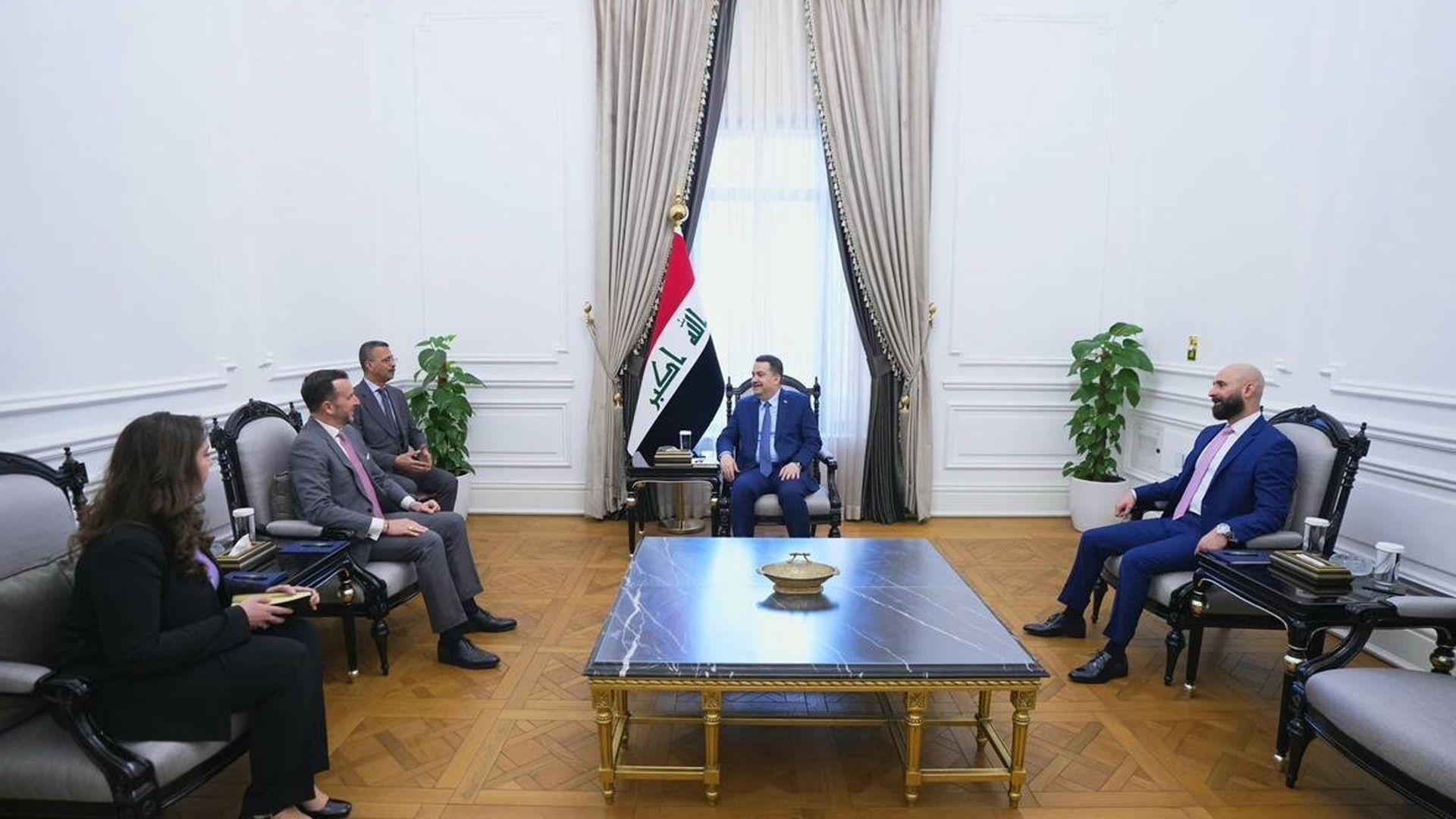 سەرۆك وەزیران عیراق پابەندبونی  وڵاتەکەی بۆ هەوڵەكانی سەقامگیری و ڕێگریكردن لە فراوانبونی ململانێكان دوپاتدەکاتەوە