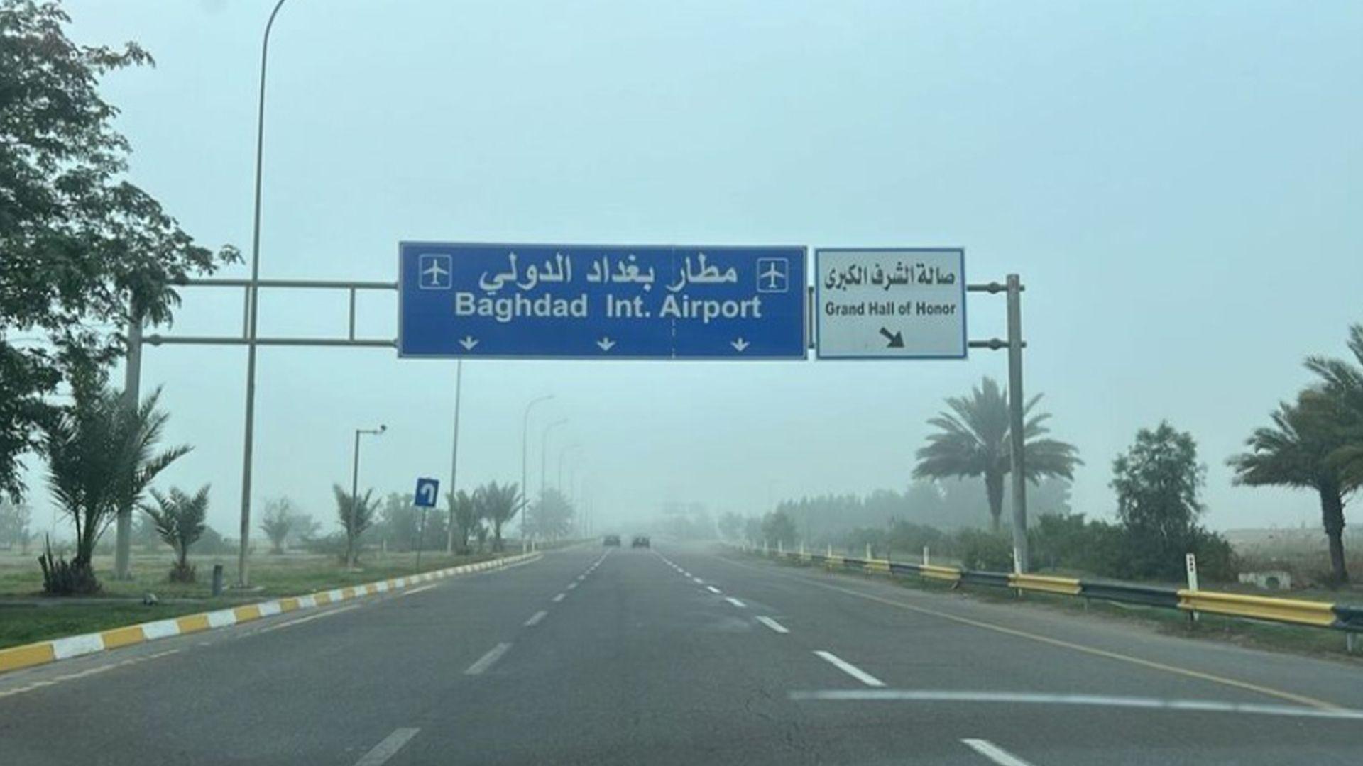 بەهۆی تەم و مژەوە گەشتەکانی فڕۆکەخانەی بەغداد راگیران