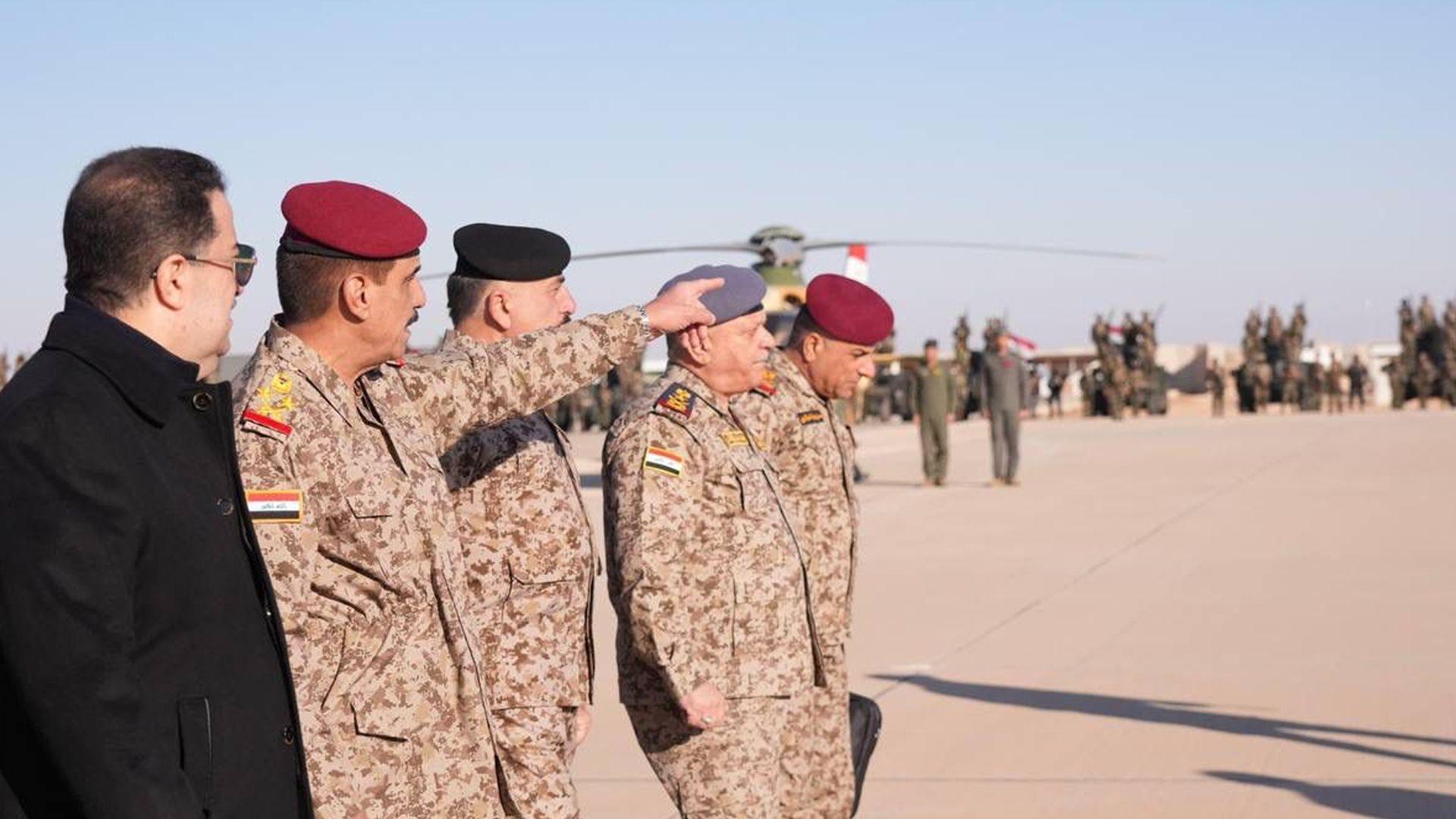 وەک ئامادەکارییەک بۆ پێشهاتەکانی سوریا سودانی بنکەی عەین ئەسەدی بەسەرکردەوە