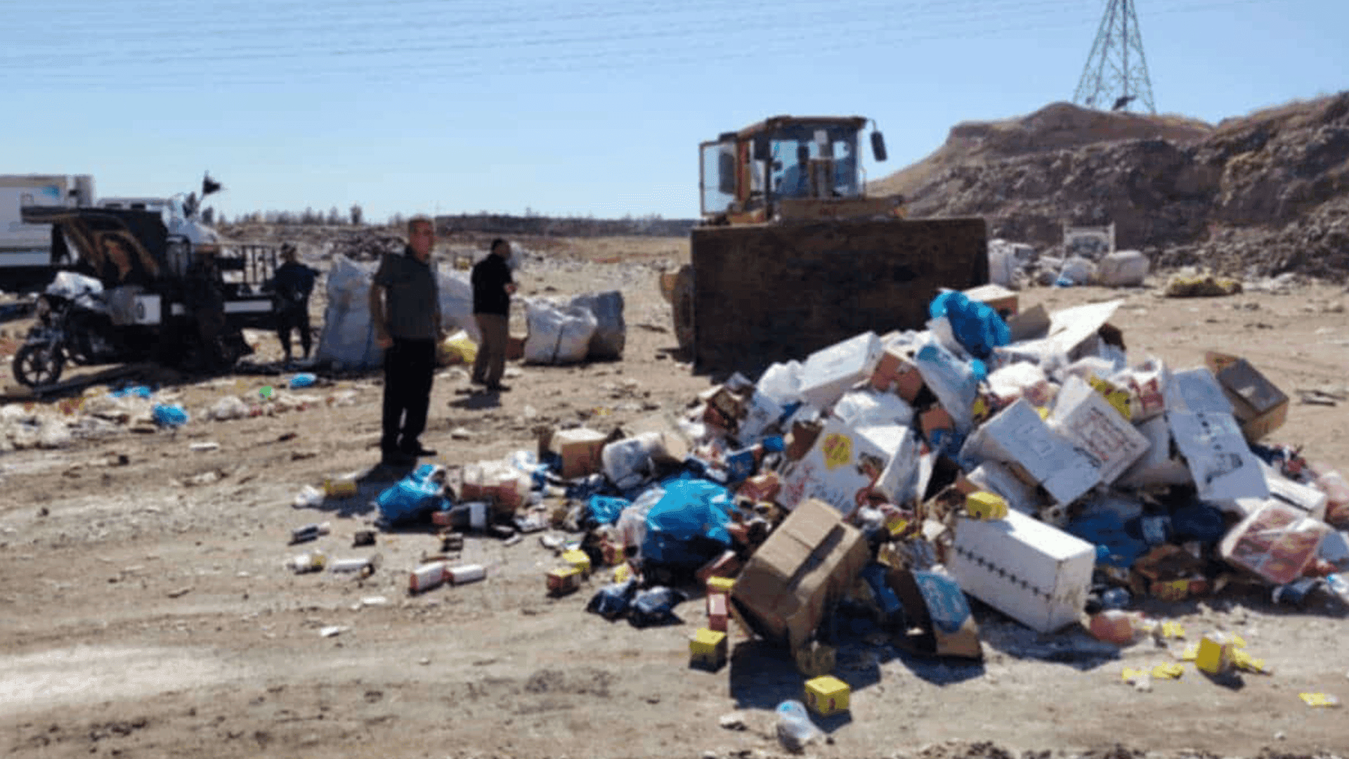 چەمچەماڵ؛ چوار تۆن خۆراک و شمەکی بەسەرچوو  لەناوبرا